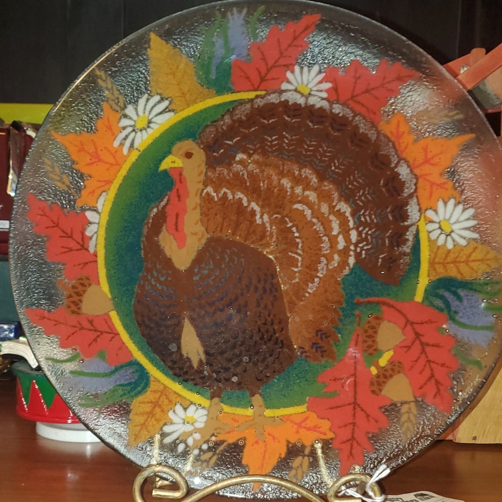 Peggy Karr Turkey Collection  Plate.